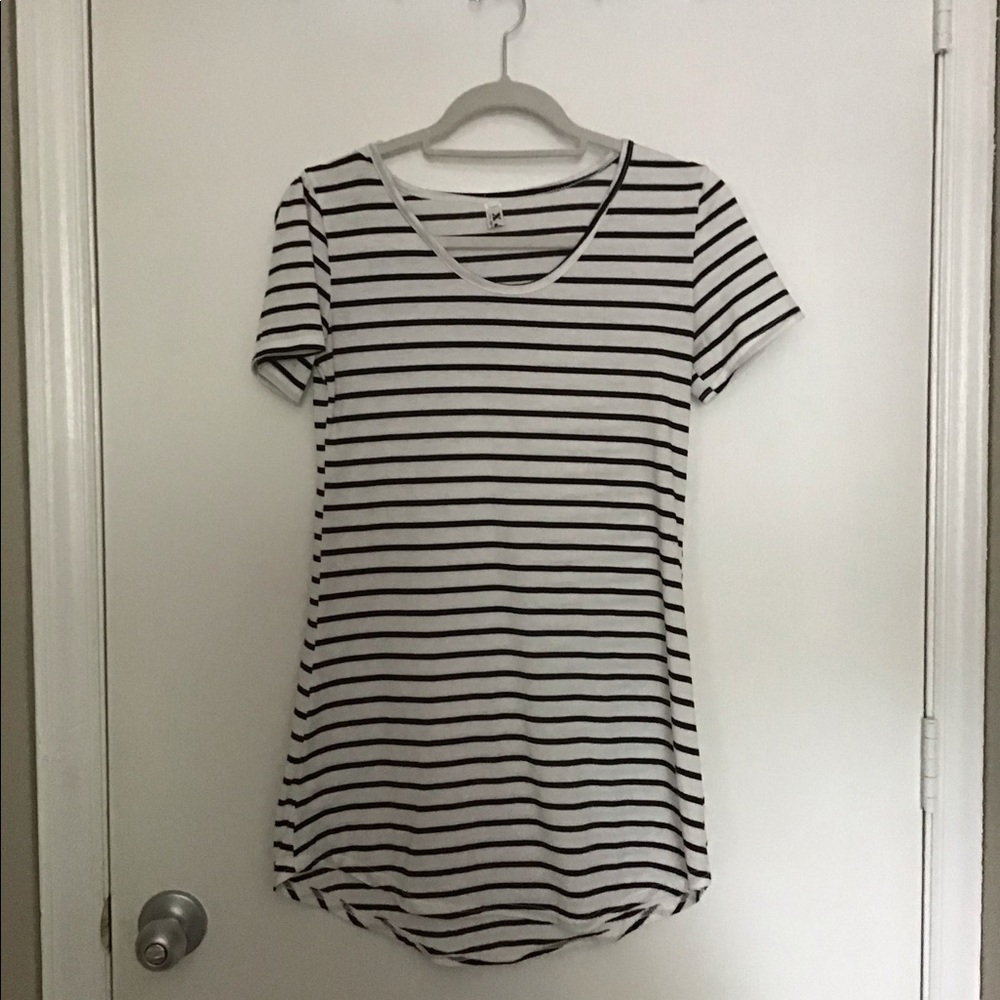 Striped T-Shirt Dress